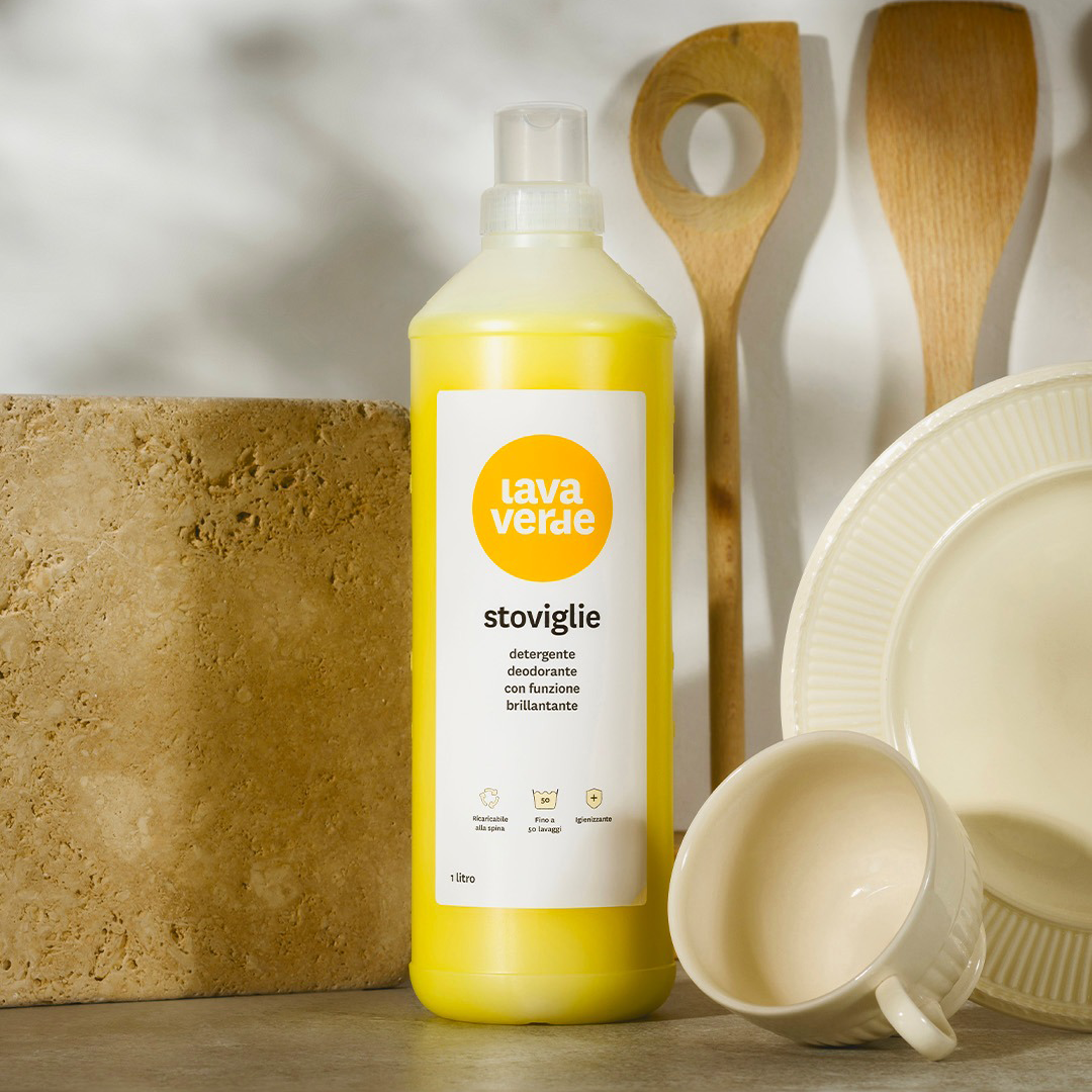 Detergente liquido per Lavastoviglie giallo