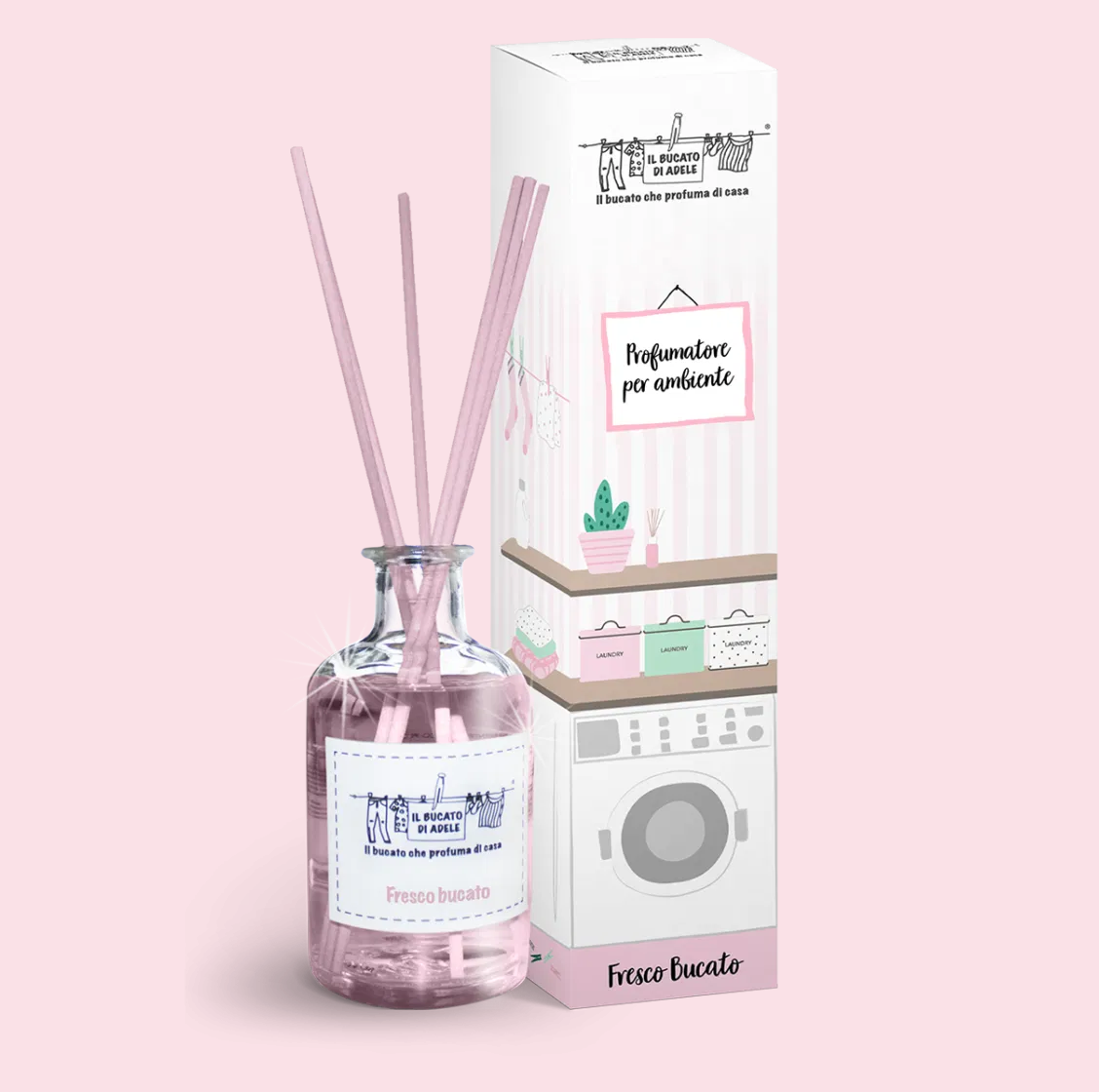 Bastoncini profumatori per ambienti Fresco Bucato