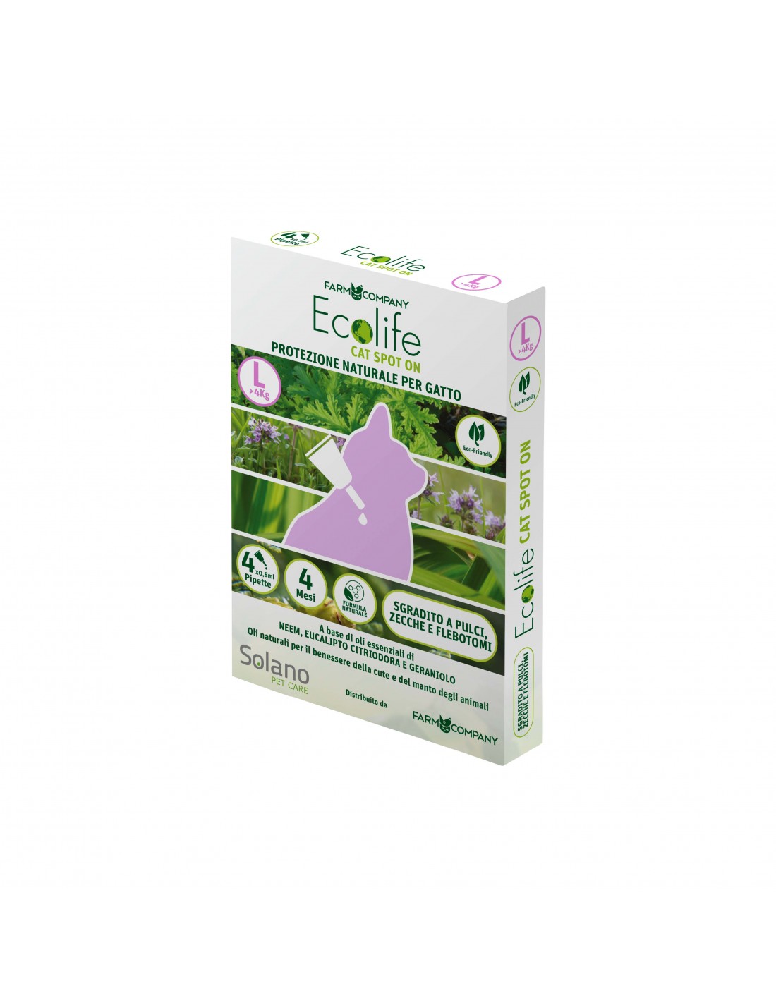 Ecolife spot on gatto