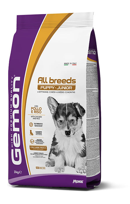 Gemon All Breeds dog puppy con pollo 3Kg