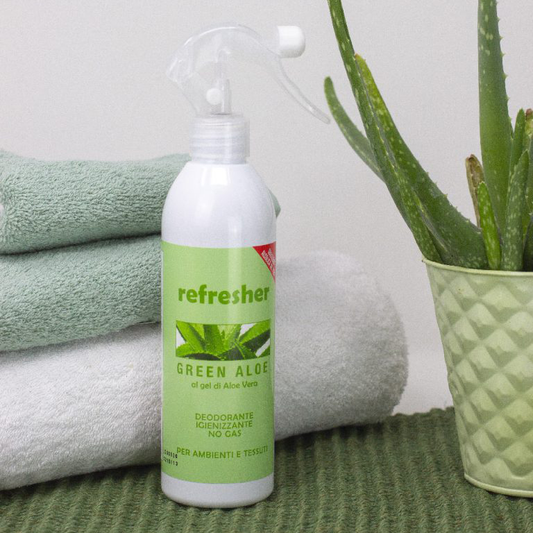 Spray igienizzante ambienti e tessuti Green Aloe