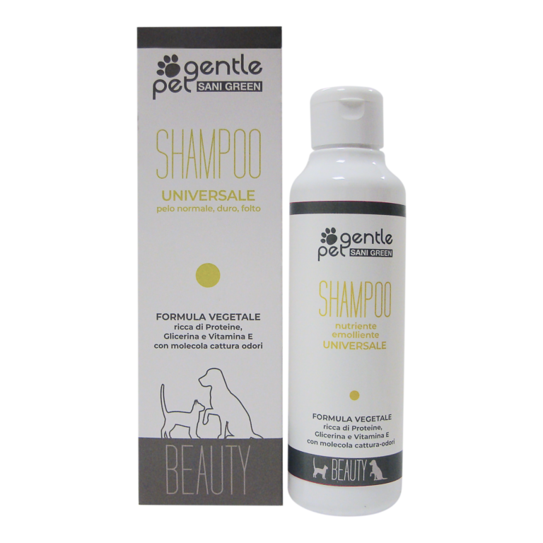 Shampoo nutriente emolliente universale Gentle Pet 250 ml
