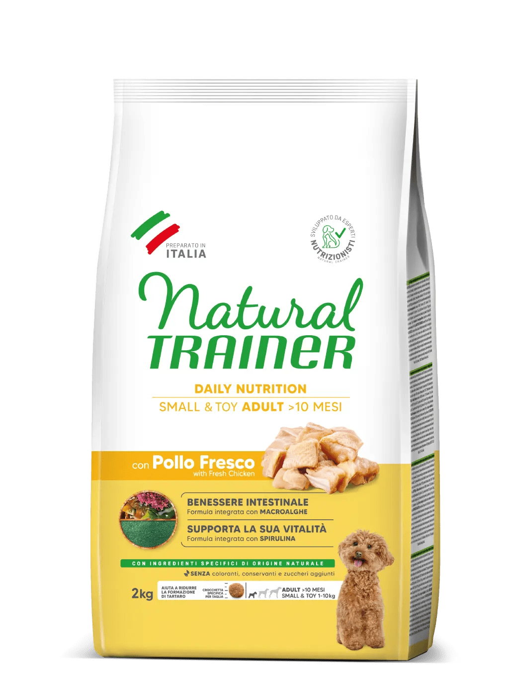 Natural Trainer daily nutrition small & toy adult con pollo 2 kg