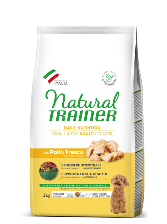 Natural Trainer daily nutrition small & toy adult con pollo 2 kg