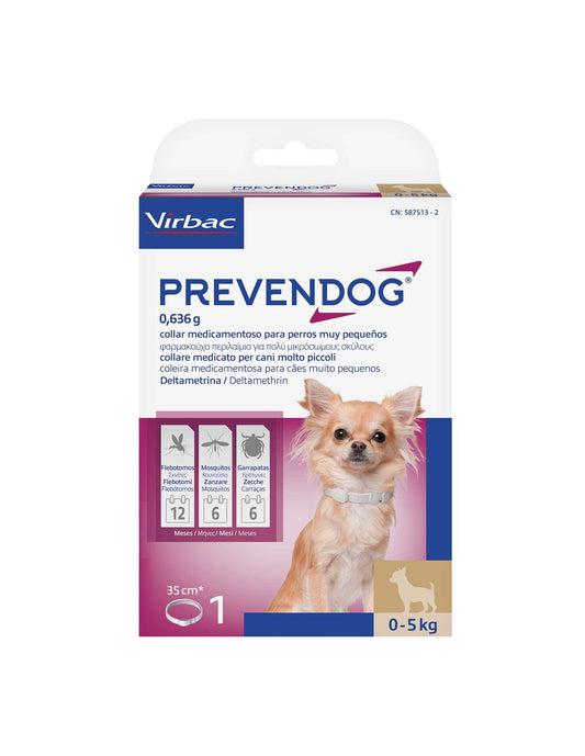 Collare antiparassitario per cani Prevendog
