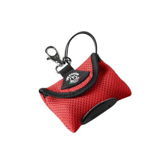 Dispenser Easy Clean + rotolo sacchetti Rosso
