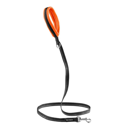Guinzaglio rete arancio fluo 130 cm