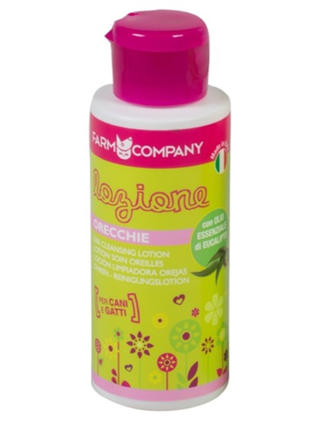 Lozione orecchie con olio essenziale di eucalipto formato 100 ml