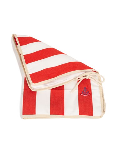 TAPPETINO RICHIUDIBILE COLLEZIONE SAILING PET MADE IN ITALY 70x54cm colore rosso/bianco